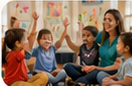 School age classroom activity